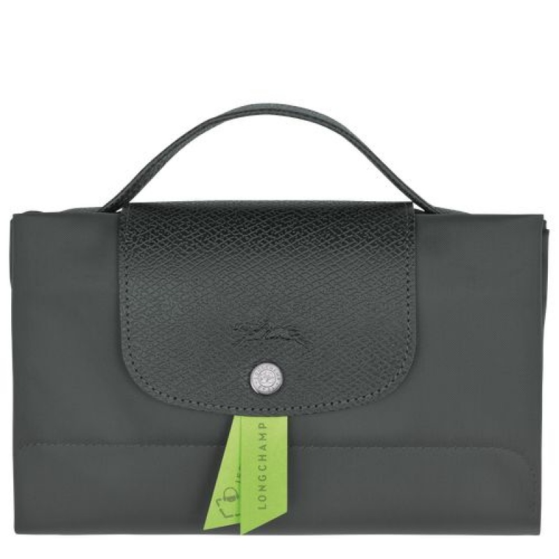 Longchamp Le Pliage Green Document folder Graphite | HYJMG-0356