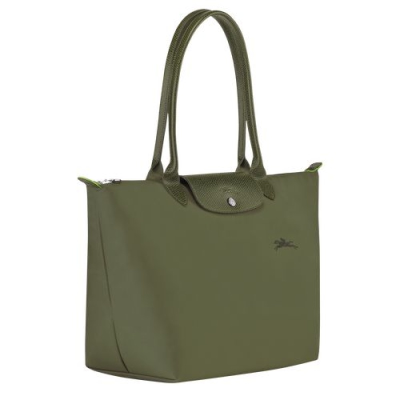 Longchamp Le Pliage Green Shoulder bag L Forest | AGLJE-3586