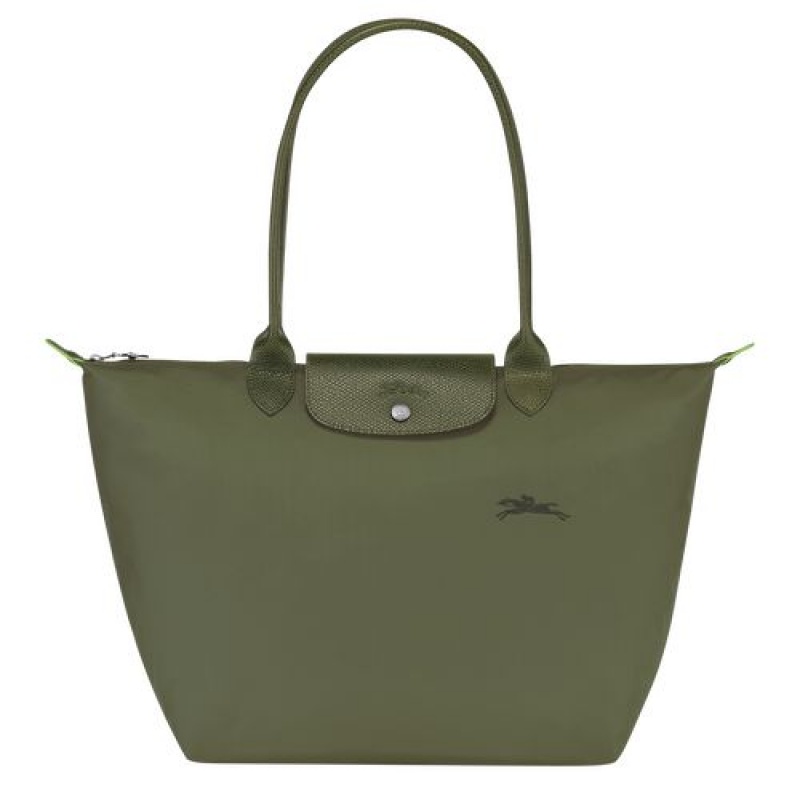 Longchamp Le Pliage Green Shoulder bag L Forest | AGLJE-3586