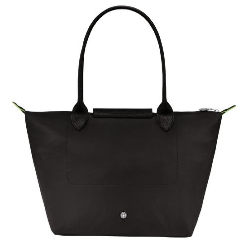 Longchamp Le Pliage Green Shoulder bag S Black | REMIJ-4870