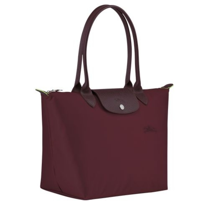 Longchamp Le Pliage Green Shoulder bag S Burgundy | FYPNK-7106