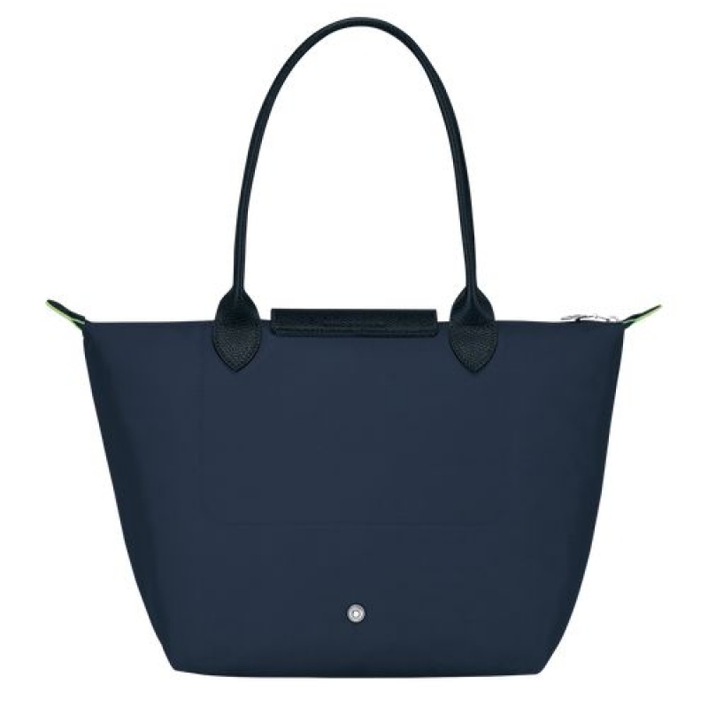 Longchamp Le Pliage Green Shoulder bag S Navy | GATJB-9183