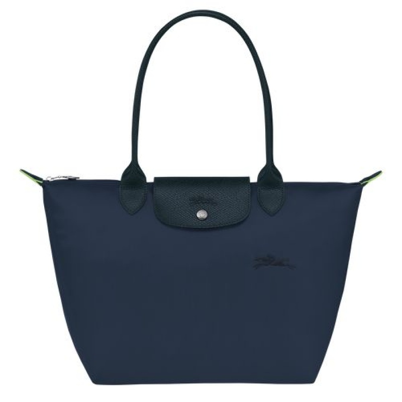 Longchamp Le Pliage Green Shoulder bag S Navy | GATJB-9183