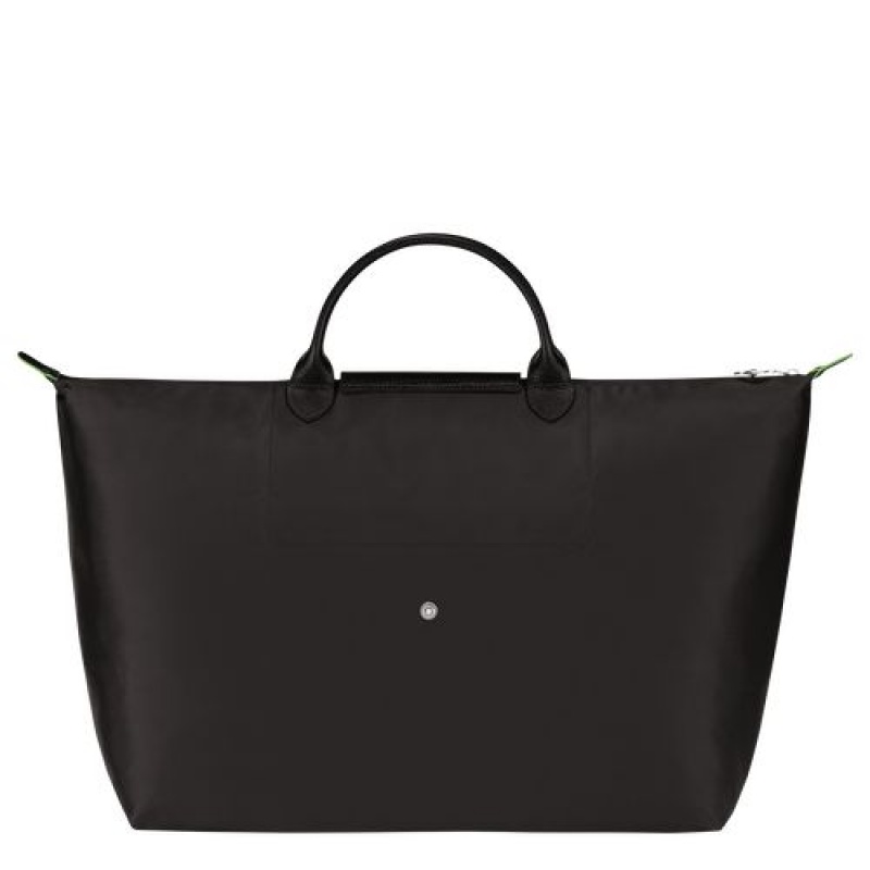 Longchamp Le Pliage Green Travel bag L Black | TVULB-4627