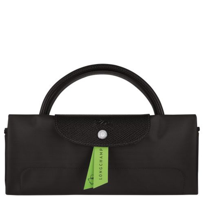 Longchamp Le Pliage Green Travel bag L Black | TVULB-4627