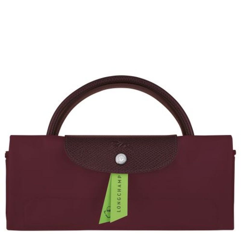 Longchamp Le Pliage Green Travel bag L Burgundy | VZMWY-8627