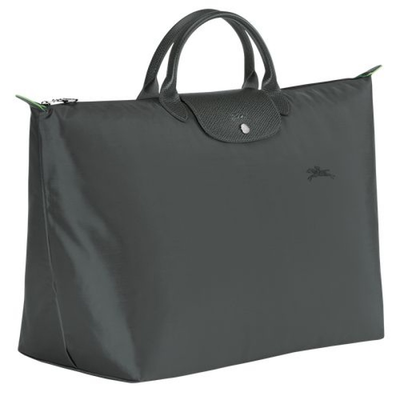 Longchamp Le Pliage Green Travel bag L Graphite | WELKS-0315