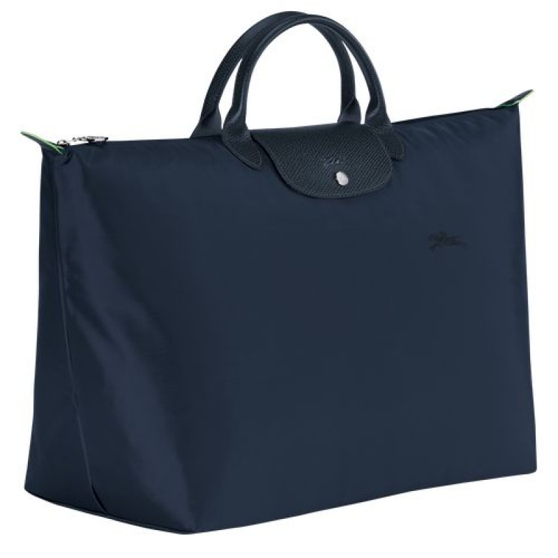 Longchamp Le Pliage Green Travel bag L Navy | LTHPS-8146