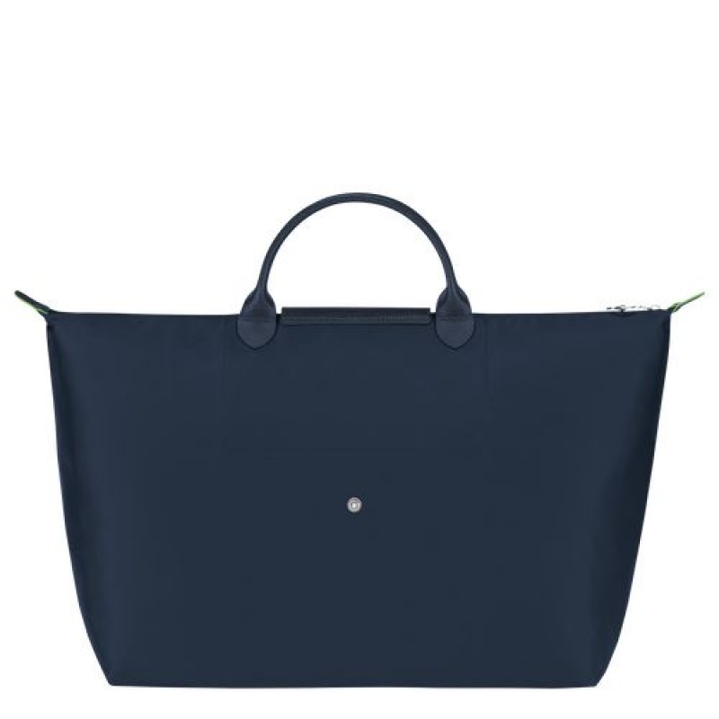 Longchamp Le Pliage Green Travel bag L Navy | LTHPS-8146