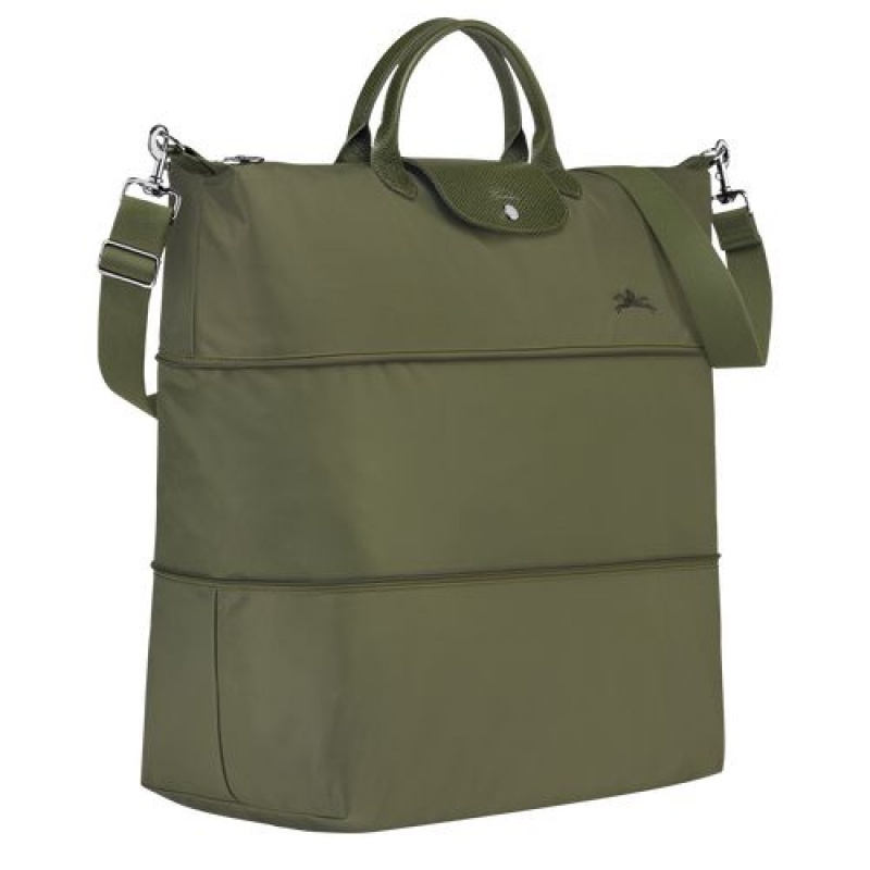 Longchamp Le Pliage Green Travel bag expandable Forest | KVFLP-6238