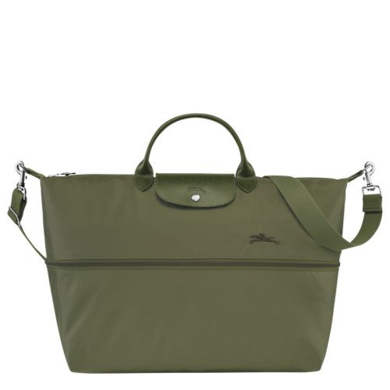 Longchamp Le Pliage Green Travel bag expandable Forest | KVFLP-6238