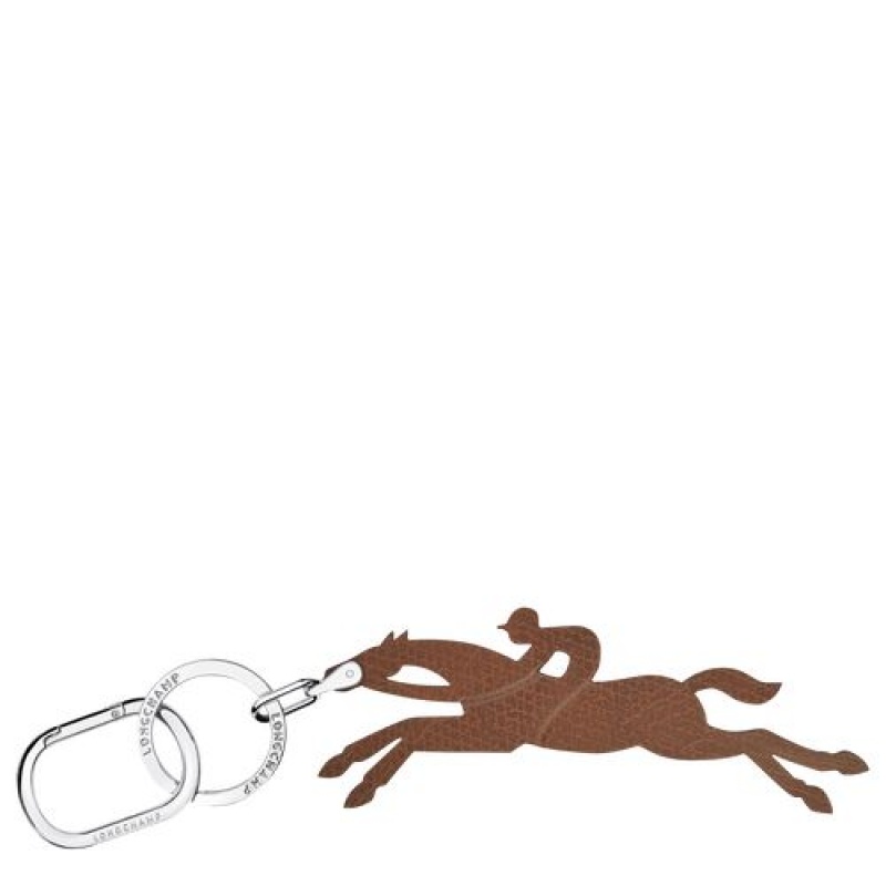 Longchamp Le Pliage Key-rings Brown | WFJVX-1627