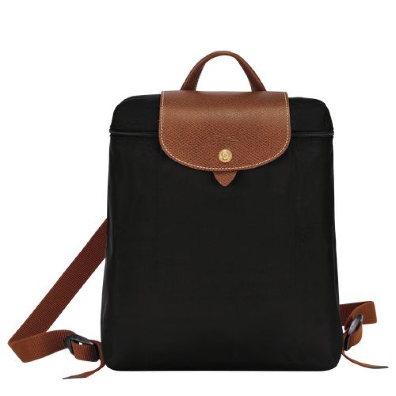 Longchamp Le Pliage Original Backpack Black | VWYKF-2934