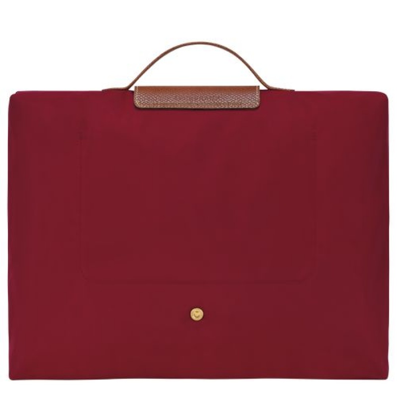 Longchamp Le Pliage Original Briefcase S Red | WMFRO-2980