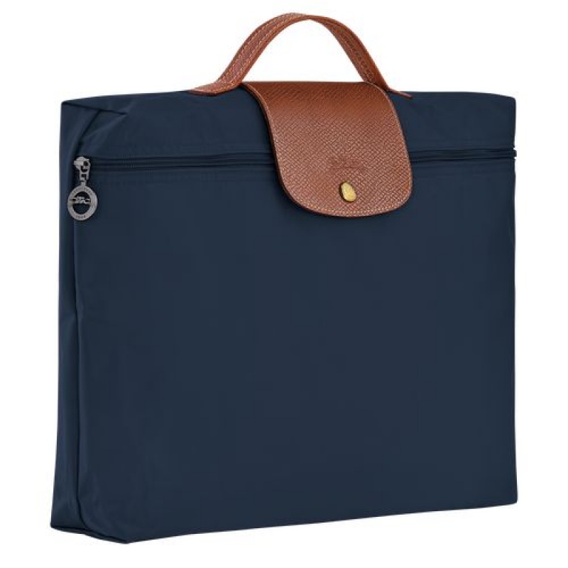 Longchamp Le Pliage Original Briefcase S Navy | AVGQO-7502