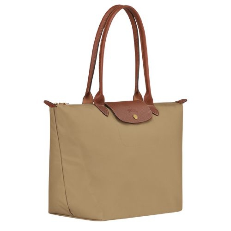 Longchamp Le Pliage Original Shoulder bag L Desert | WLZDR-4786