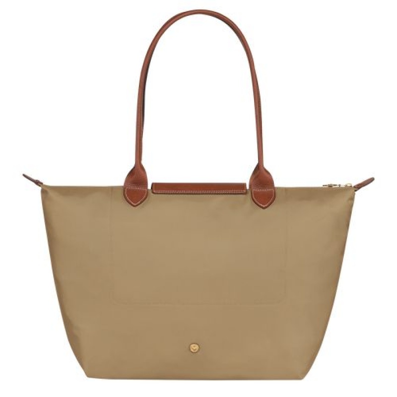 Longchamp Le Pliage Original Shoulder bag L Desert | WLZDR-4786