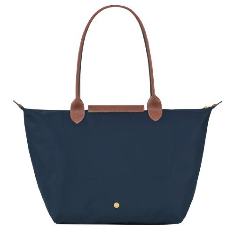 Longchamp Le Pliage Original Shoulder bag L Navy | FCEDN-5769