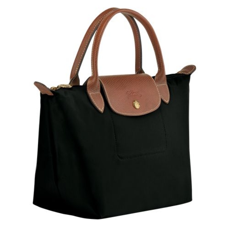 Longchamp Le Pliage Original Top handle bag S Black | UWRGX-2197