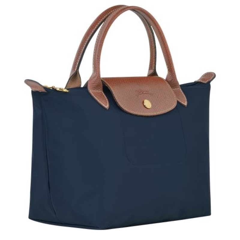 Longchamp Le Pliage Original Top handle bag S Navy | AXPFS-8549