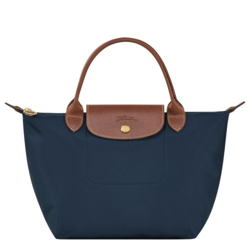 Longchamp Le Pliage Original Top handle bag S Navy | AXPFS-8549