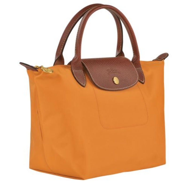 Longchamp Le Pliage Original Top handle bag S Saffron | OKQZT-7286