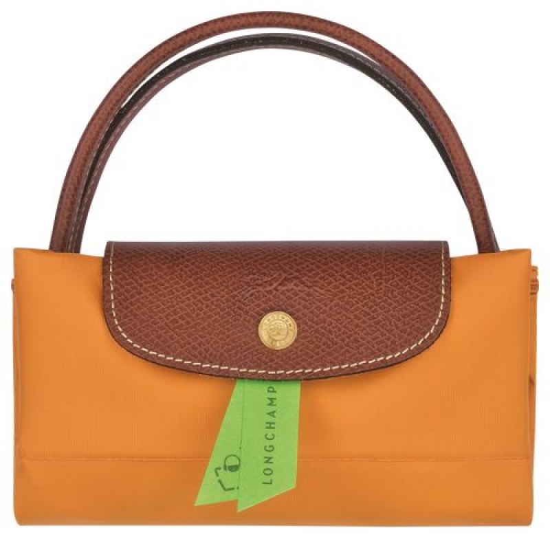 Longchamp Le Pliage Original Top handle bag S Saffron | OKQZT-7286