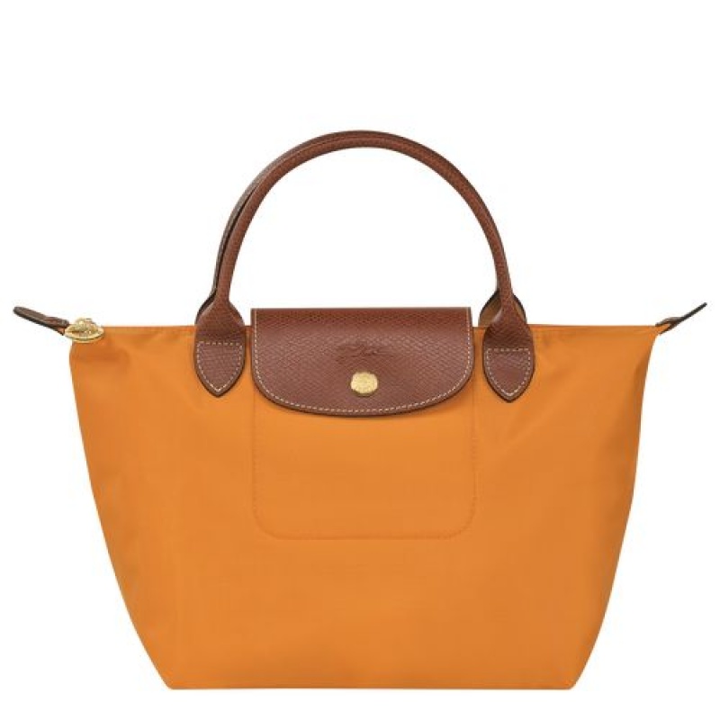 Longchamp Le Pliage Original Top handle bag S Saffron | OKQZT-7286