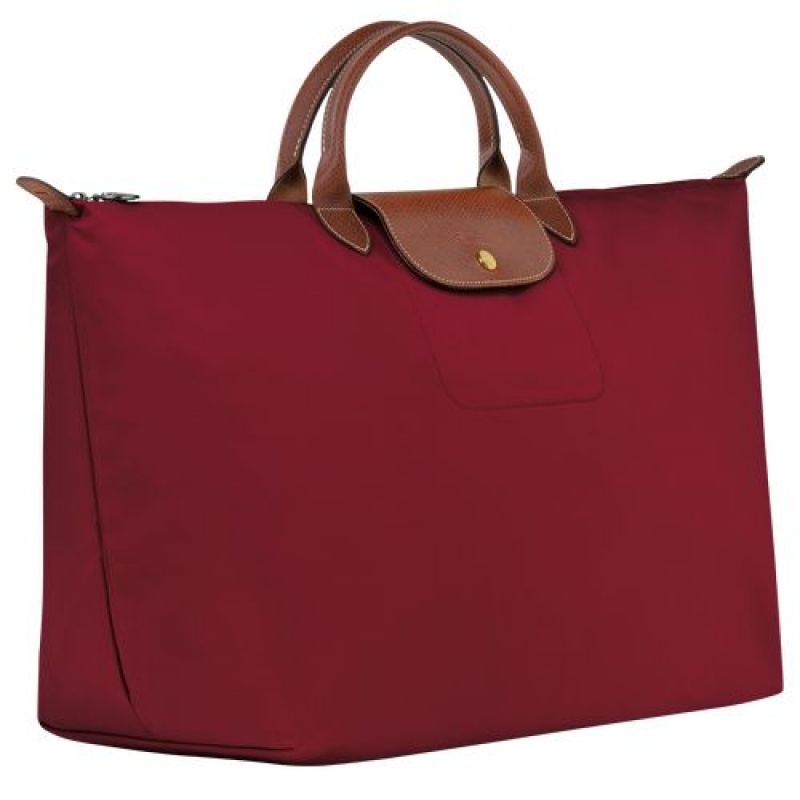 Longchamp Le Pliage Original Travel bag L Red | TAQBZ-7598