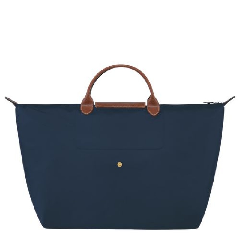 Longchamp Le Pliage Original Travel bag L Navy | TGNZB-6095