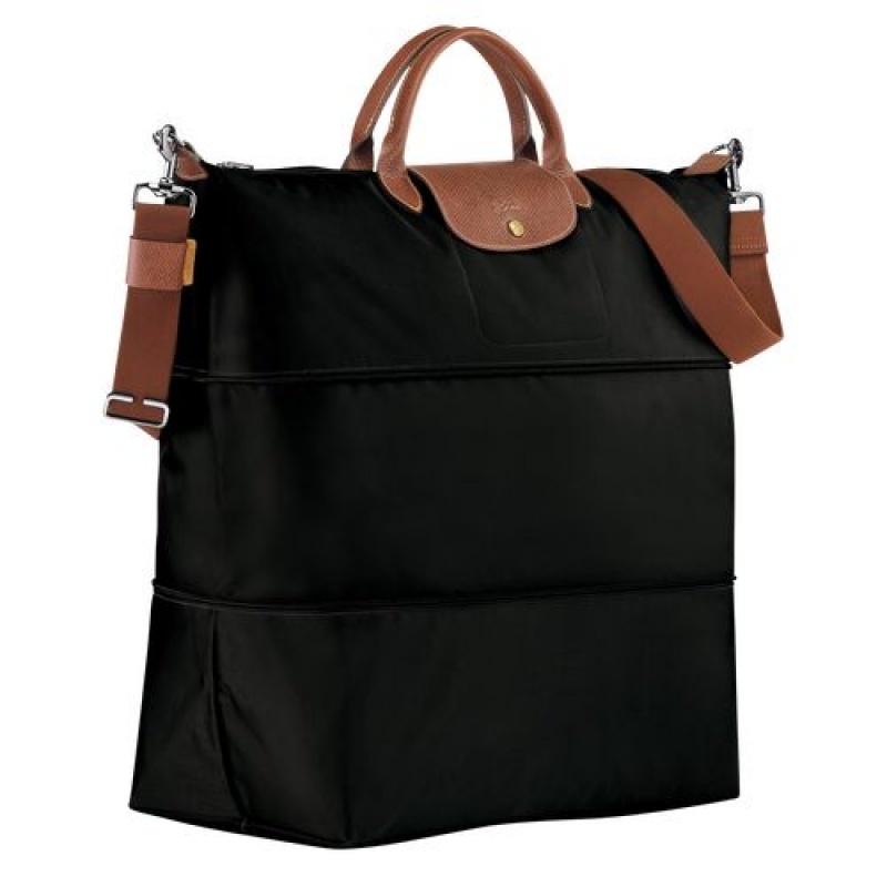 Longchamp Le Pliage Original Travel bag expandable Black | LASTI-8147