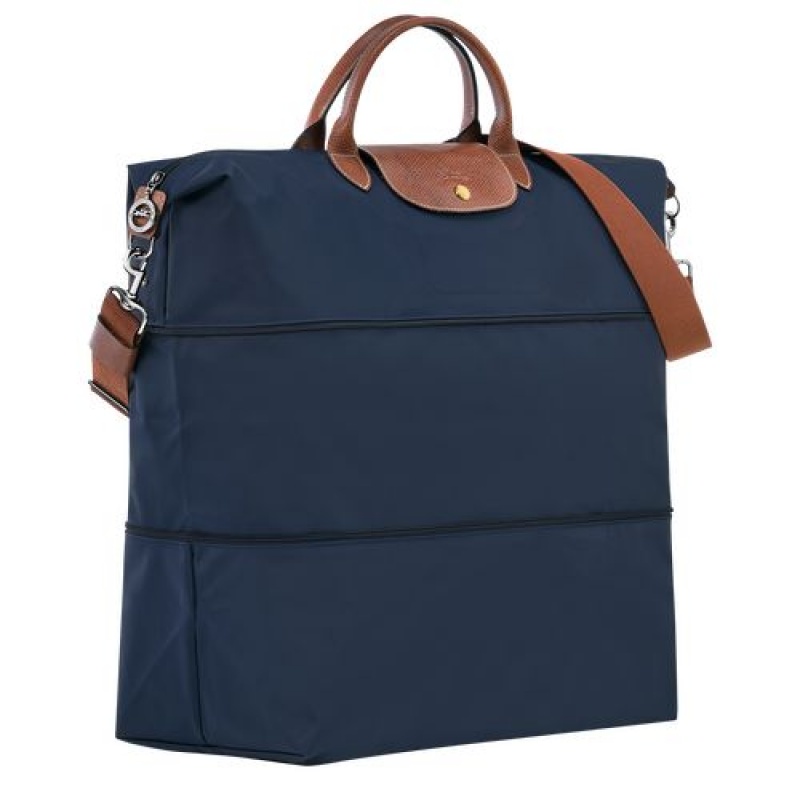 Longchamp Le Pliage Original Travel bag expandable Navy | NBTXF-7934