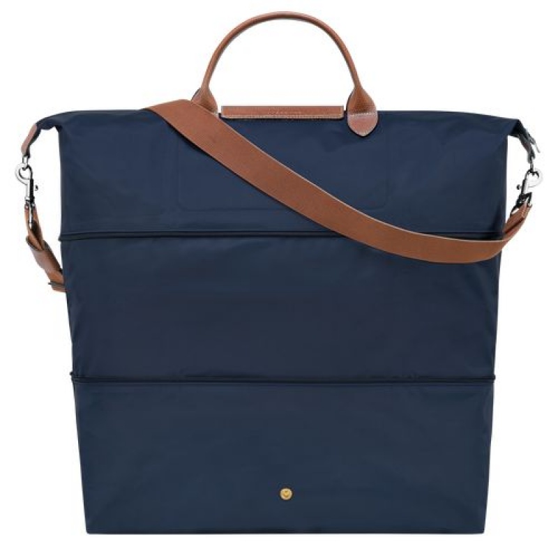 Longchamp Le Pliage Original Travel bag expandable Navy | NBTXF-7934