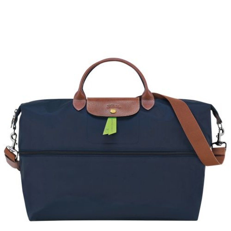 Longchamp Le Pliage Original Travel bag expandable Navy | NBTXF-7934