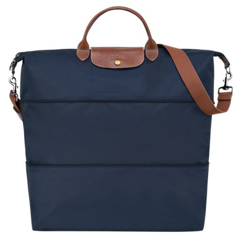 Longchamp Le Pliage Original Travel bag expandable Navy | NBTXF-7934