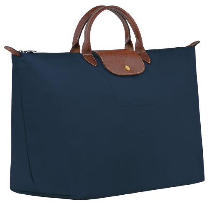 Longchamp Le Pliage Original Travel bag L Navy | OEGXI-3509