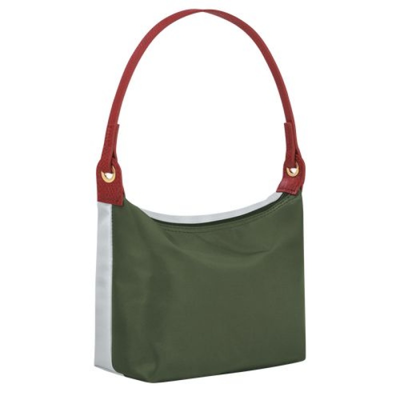 Longchamp Le Pliage Re-Play Shoulder bag Khaki | DIHXQ-9278