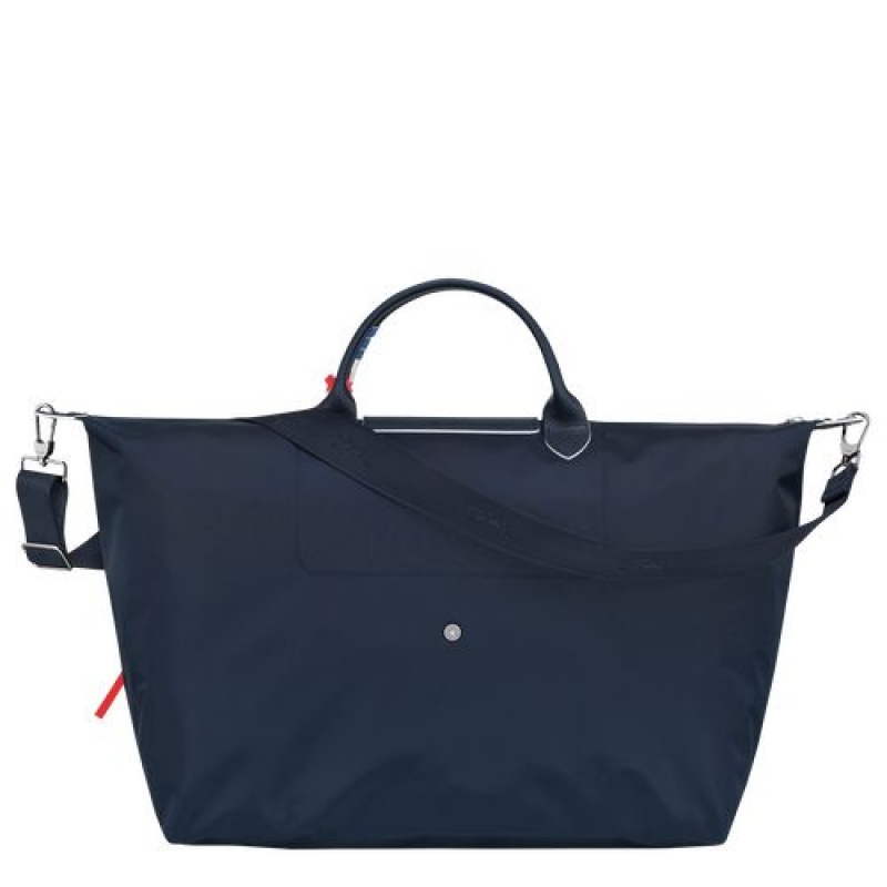 Longchamp Le Pliage Tres Paris Travel bag L Navy | DIJKO-5632