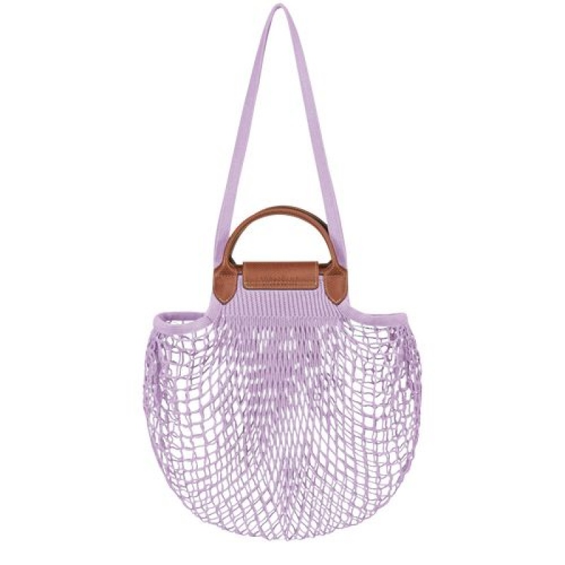 Longchamp Le Pliage filet Top handle bag Lilac | DOKLE-0176