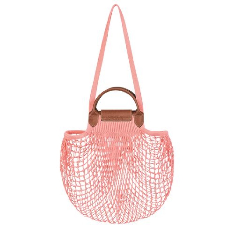 Longchamp Le Pliage filet Top handle bag Blush | HTJFS-8204