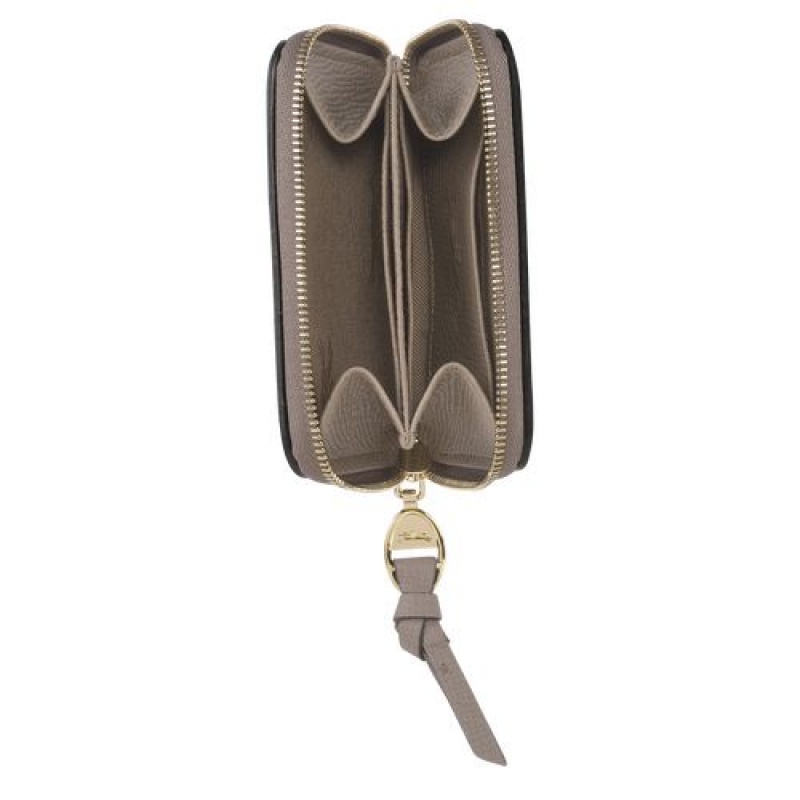 Longchamp Mailbox Coin purse Taupe | NLRYW-0946