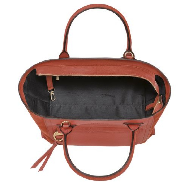 Longchamp Mailbox Top handle bag M Marmelade | LNFUY-6074