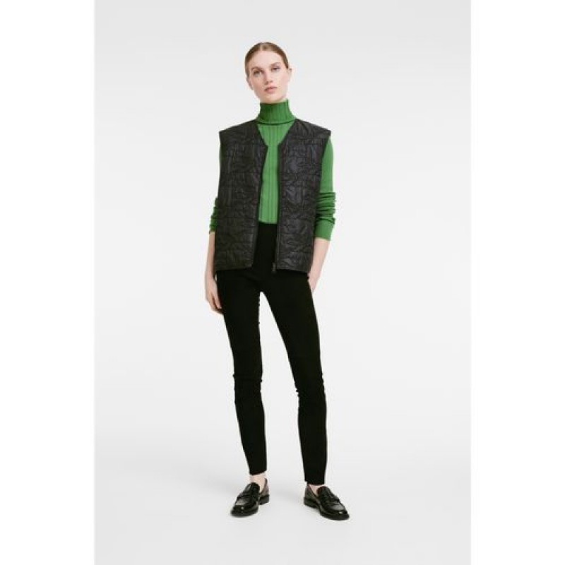 Longchamp Reversible vest Black/Green | MOBCG-1963