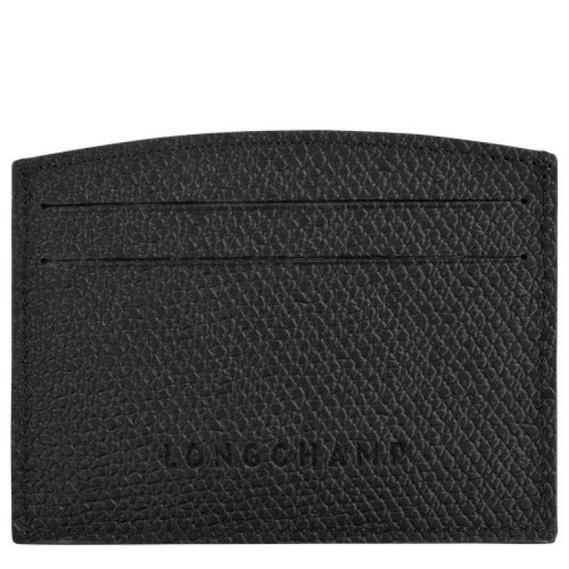 Longchamp Roseau Card holder Black | LCSNV-8741