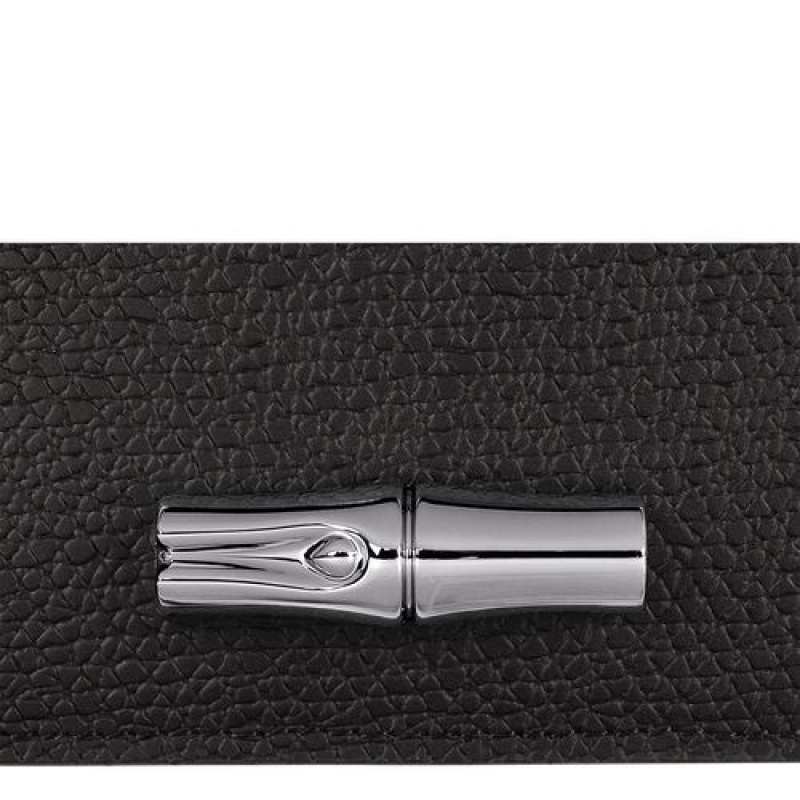 Longchamp Roseau Card holder Black | LCSNV-8741