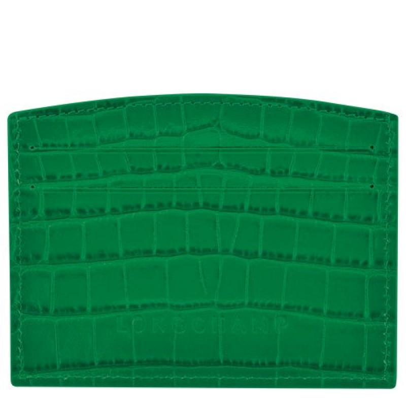 Longchamp Roseau Card holder Green | PZTRO-5203