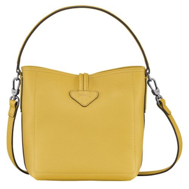 Longchamp Roseau Essential Bucket bag S Yellow | WRIAL-1345