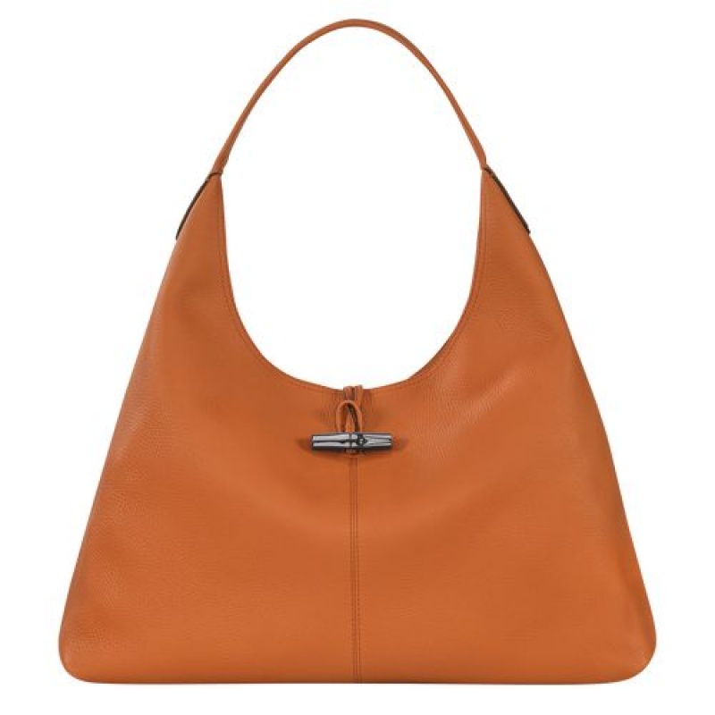 Longchamp Roseau Essential Hobo bag XL Saffron | FCRZH-3724