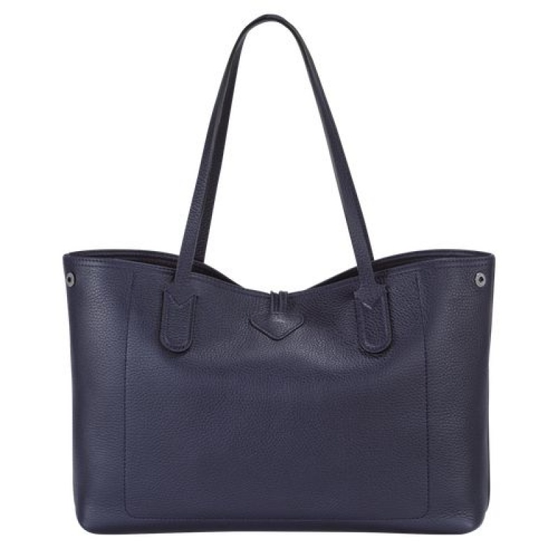 Longchamp Roseau Essential Shoulder bag Navy | QSTLH-1920