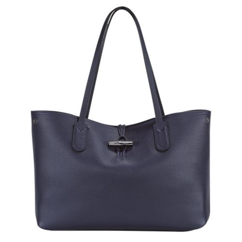 Longchamp Roseau Essential Shoulder bag Navy | QSTLH-1920